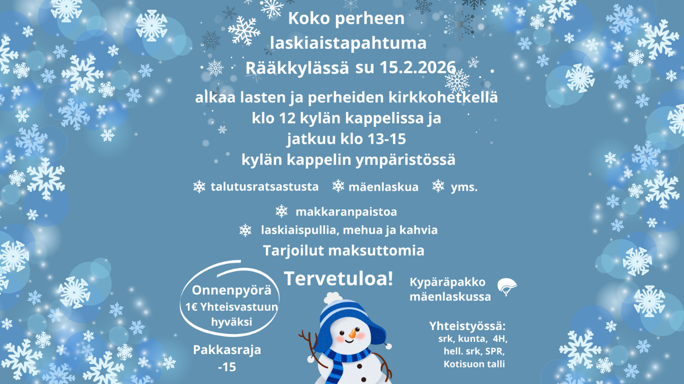 Koko perheen laskiaistapahtuma