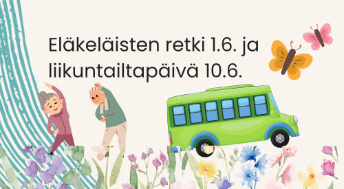 Eläkeläisten retki ja liikuntailtapäivä