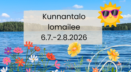 Kunnantalo lomailee 6.7-2.8.